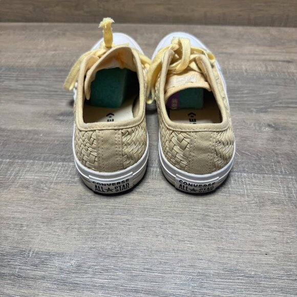 Converse Dream Weaver Pale Yellow Sneaker Women's Size 7.5 - Picture 3 of 7